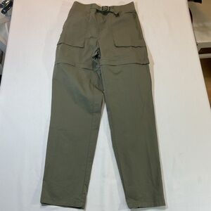Mondetta Outdoor Olive Green Pant/Shorts Convertible Drawstring Pants, Size S/P